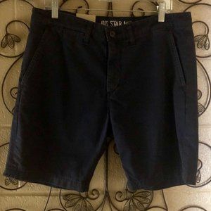 New BIG STAR Slim Industry Blue Shorts Size 32